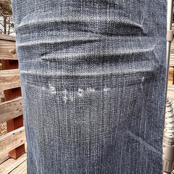 Diesel Jeans YARIK Straight Leg Blue Mens W33 L32 Worn Wash Distressed See Pics - Picture 12 of 13